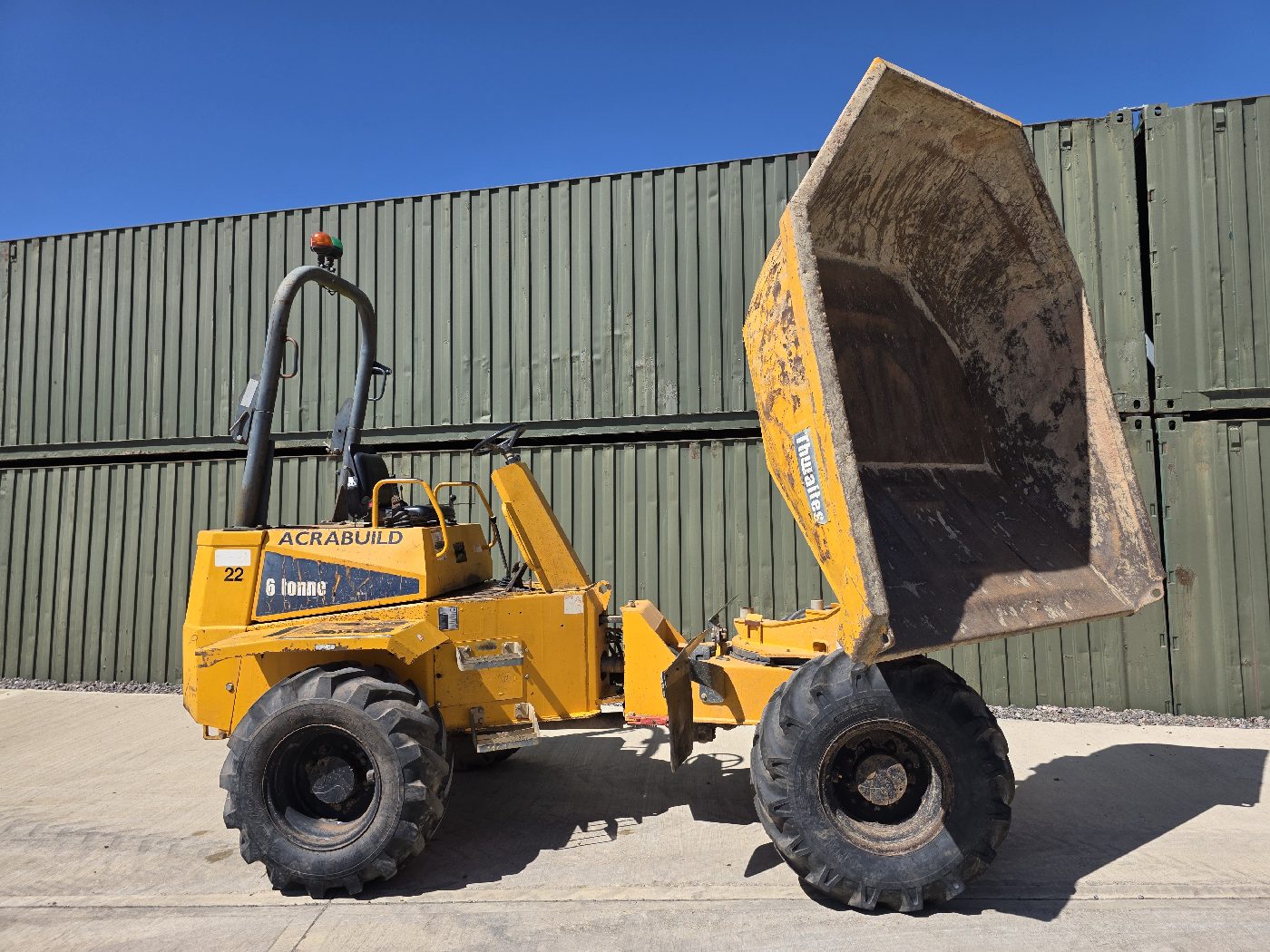 THWAITES TA6 6 TON SWIVEL DUMPER, photograph 1
