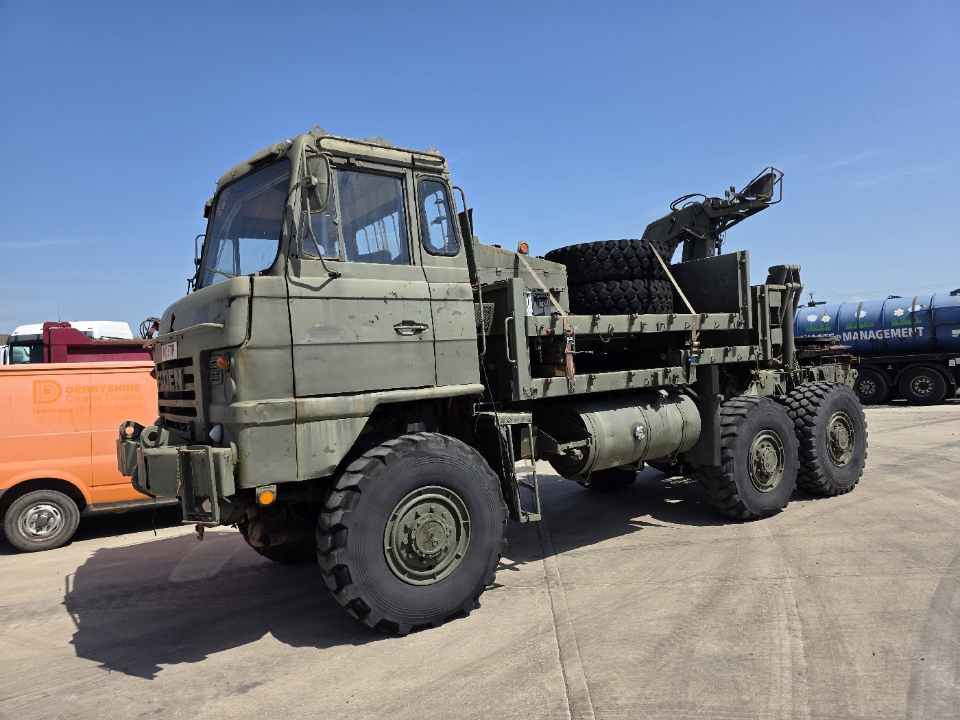 FODEN FH70 6X6 CRANE WINCH TRUCK, photograph 1